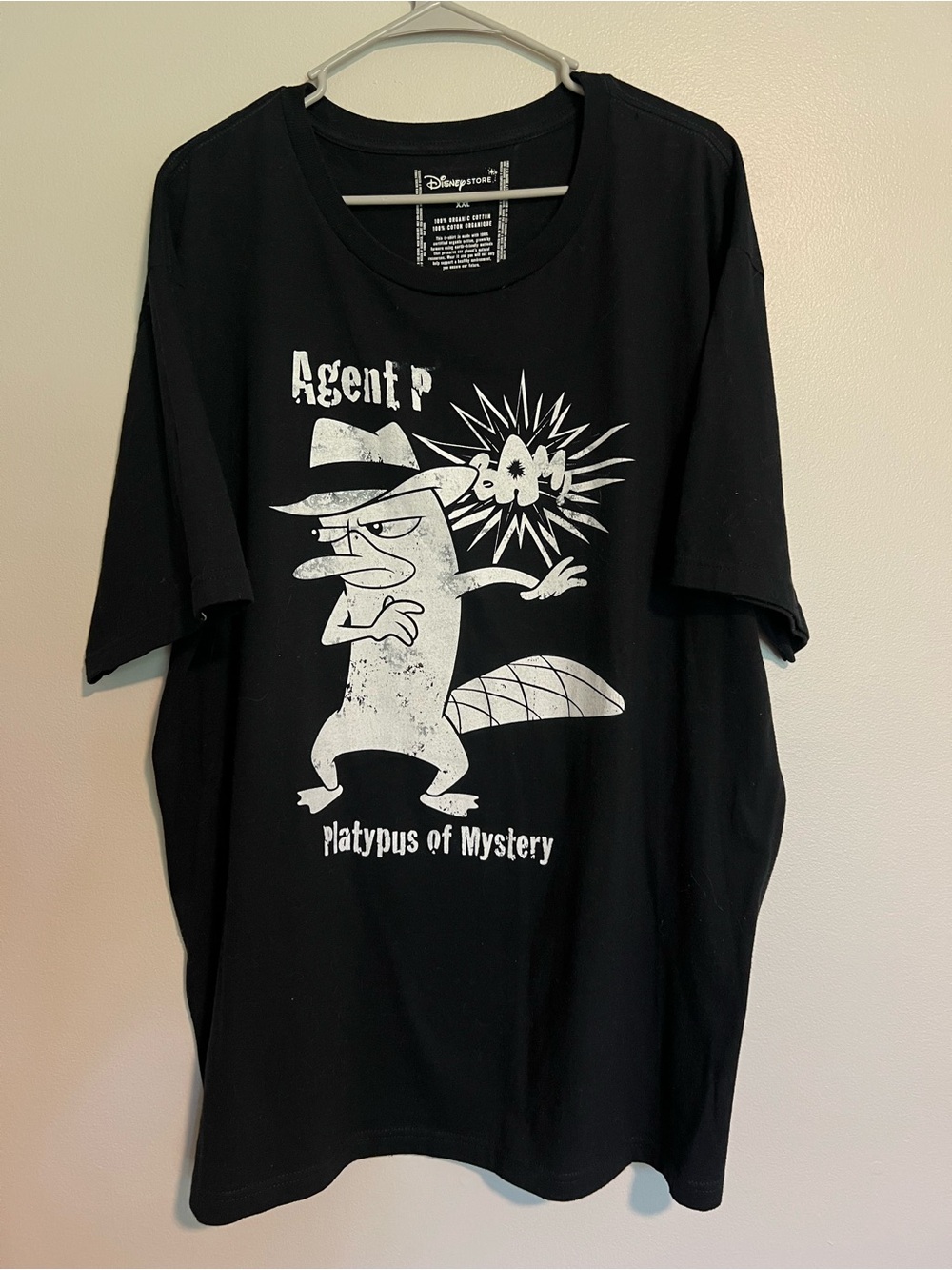 Disney Black Agent P Platypus Graphic Tee